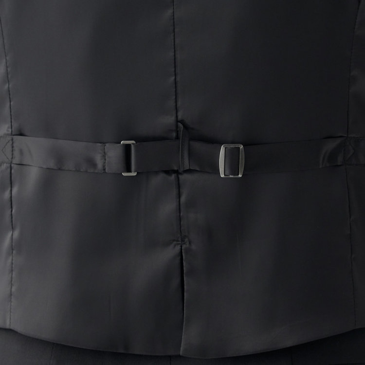 ブラックライン 【BL】【年間】リバーシブルジレ(ベスト)/ブラック×ソリッド＆グレー×ソリッド/4S グレー濃色