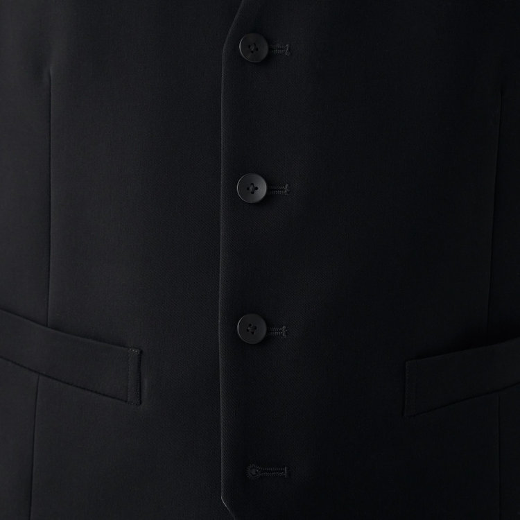 ブラックライン 【BL】【年間】リバーシブルジレ(ベスト)/ブラック×ソリッド＆グレー×ソリッド/4S グレー濃色