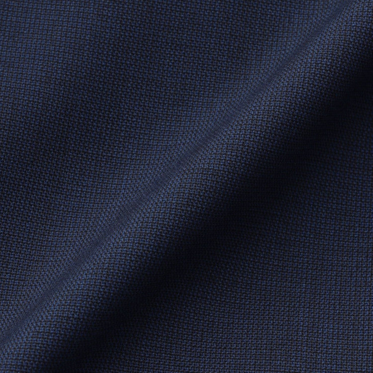 SUIT SELECT　アウトレット 【WEB限定/OUTLET/汚れ・キズ等有】【CLASSICO TAPERED】【秋冬】スペアパンツ付き/2釦シングルスーツ 1タック/ネイビー×ソリッド/ウォッシャブル/※裾上げ必要※スラックス汚れ 紺中間