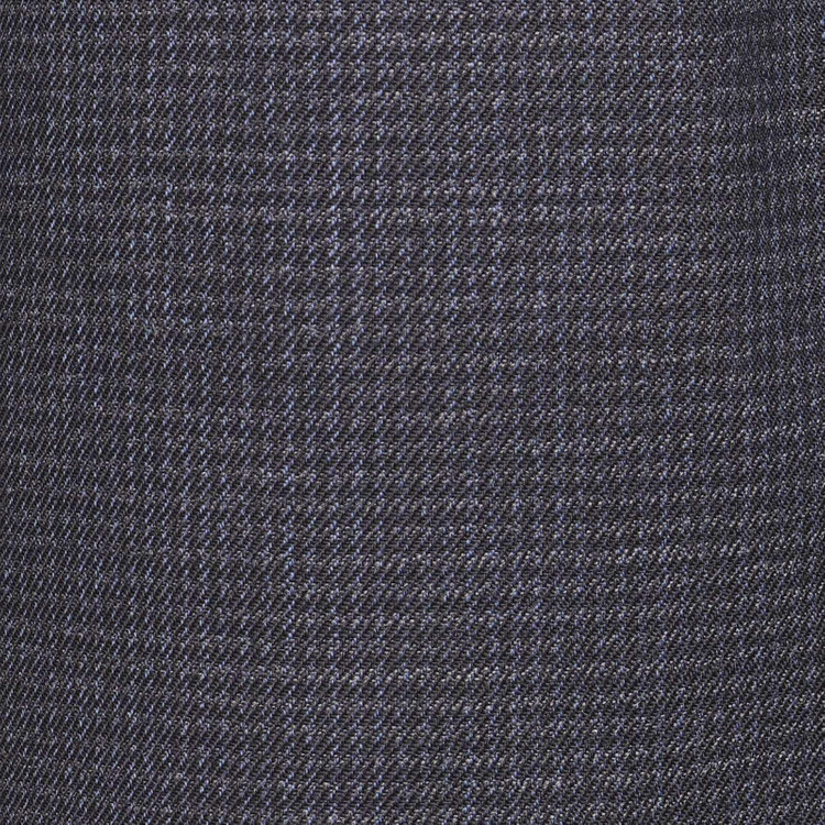 スーツセレクト 【CLASSICO TAPERED】【秋冬】コーディネートパンツ付き/2釦シングルスーツ 1タック/ネイビー＆ブラック×ハウンドトゥース+ダークグレーパンツ/シャーリング仕様/NEW ZEALAND WOOL MIX ネイビー系(紺)