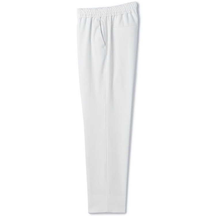 ブラックライン 【SL】【年間】イージーテーパードパンツ/ホワイト/ウエストフルシャーリング/裾上げ済仕様/ウォッシャブル ホワイト系(白)