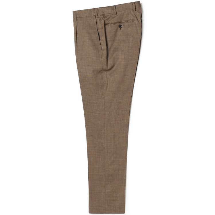 シルバーライン 【CLASSICO TAPERED】【春夏】2釦シングルスーツ 1タック/ブラウン/ウエストムーブ/REDA ACTIVE/NEW ZEALAND MERINO/SHOWER CLEAN/※パンツ裾上げ済仕様 茶淡色
