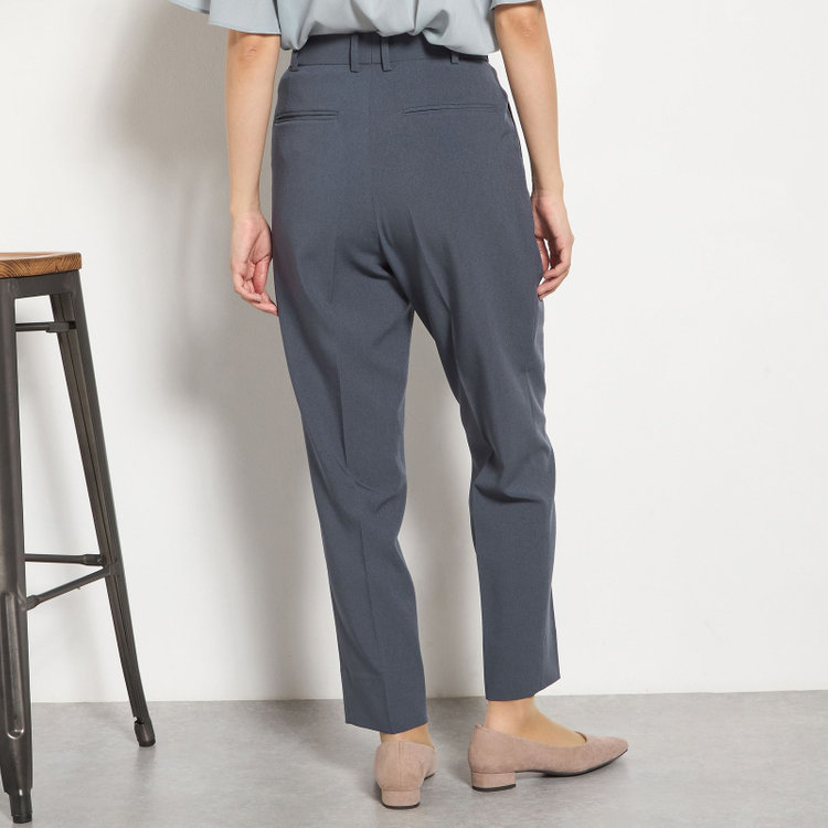 シルバーライン 【SILVER LINE】【年間】1釦シングルパンツスーツ/ネイビー/ウォッシャブル/ウエストシャーリング/4S SUSTAINABILITY&ECOLOGY FABRIC/※パンツ裾上げ済仕様 紺中間