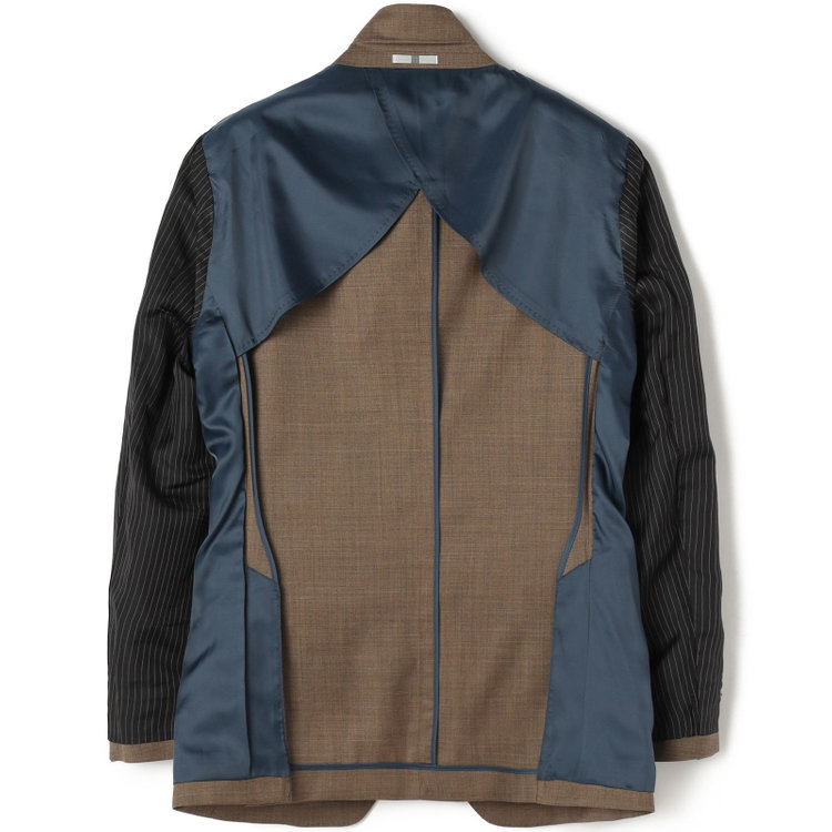 シルバーライン 【CLASSICO TAPERED】【春夏】2釦シングルスーツ 1タック/ブラウン/ウエストムーブ/REDA ACTIVE/NEW ZEALAND MERINO/SHOWER CLEAN/※パンツ裾上げ済仕様 茶淡色