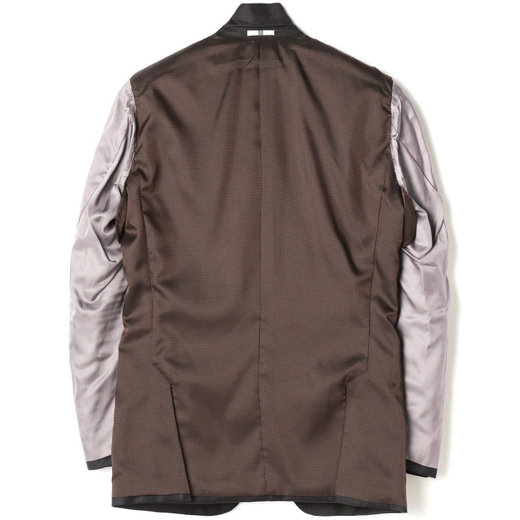 シルバーライン 【先行予約】【CLASSICO TAPERED】【秋冬】2釦シングルスーツ 1タック/ブラウン×メランジ調グレンチェック/ウエストムーブ/Ermenegildo Zegna Traveller/※裾上げ必要 茶濃色