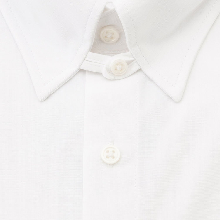 SUIT SELECT　アウトレット 【WEB限定/OUTLET/汚れ・キズ等有】【BL-3】【スーパーノンアイロン】タブカラードレスワイシャツ/ホワイト/SUPER NON IRON 4S SUSTAINABLE/Oil guard 白