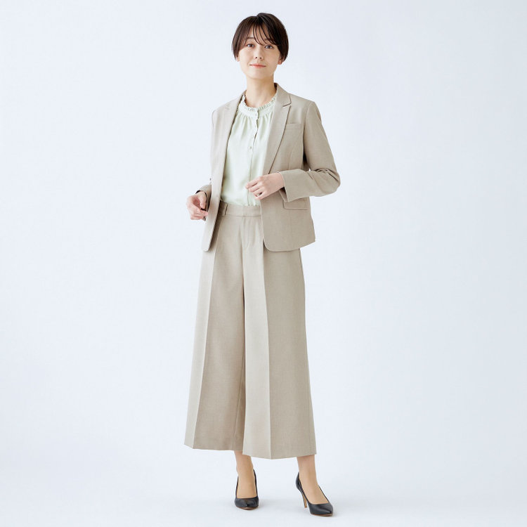 シルバーライン 【SL】【年間】1釦ジャケット/ベージュ/ウォッシャブル 茶淡色