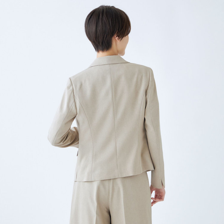 シルバーライン 【SL】【年間】1釦ジャケット/ベージュ/ウォッシャブル 茶淡色