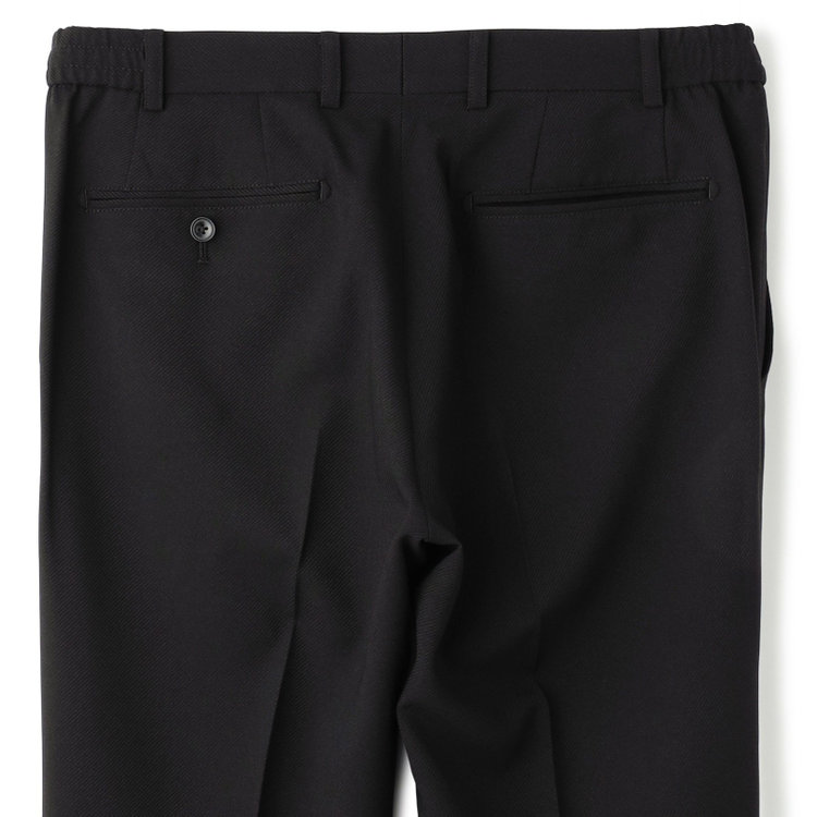 ブラックライン 【SLIM TAPERED_2】【年間】2釦シングルテーパードパンツスーツ 0タック/ブラック/ウエストシャーリング/4S/※パンツ裾上げ済仕様 黒