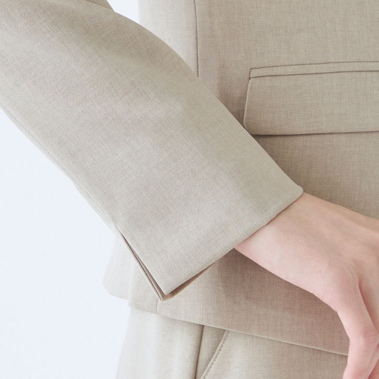 シルバーライン 【SL】【年間】1釦ジャケット/ベージュ/ウォッシャブル 茶淡色