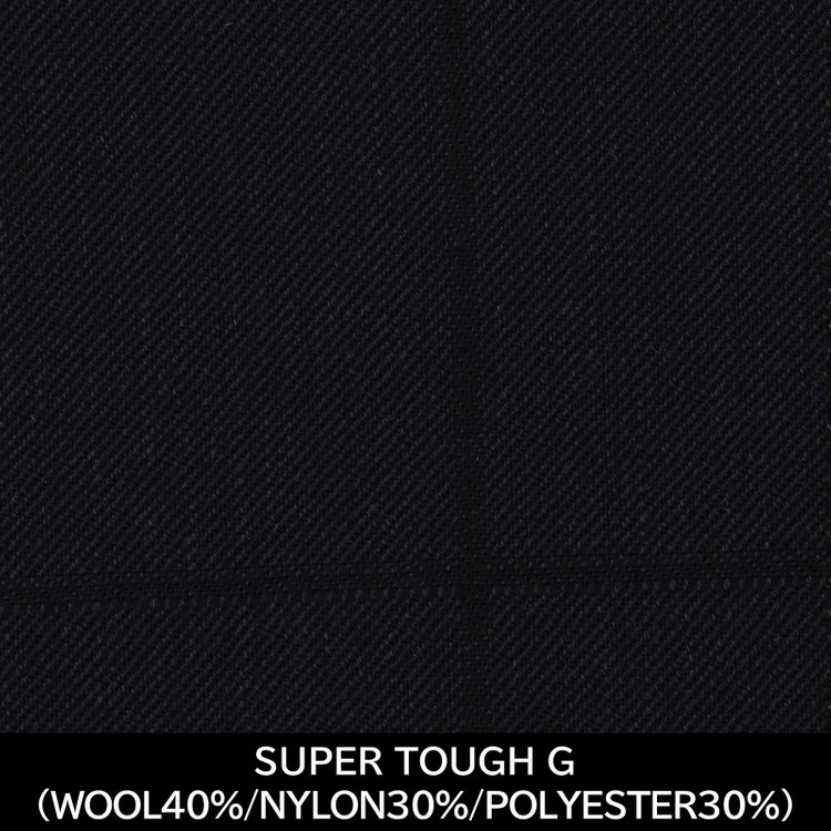 スーツセレクト 【国内縫製】【MEN'S】【パターンオーダー】【SLIM TAPERED】【秋冬】スーツ/ネイビー×ウィンドペン/SUPER TOUGH G (WOOL40%/NYLON30%/POLYESTER30%) ネイビー系(紺)