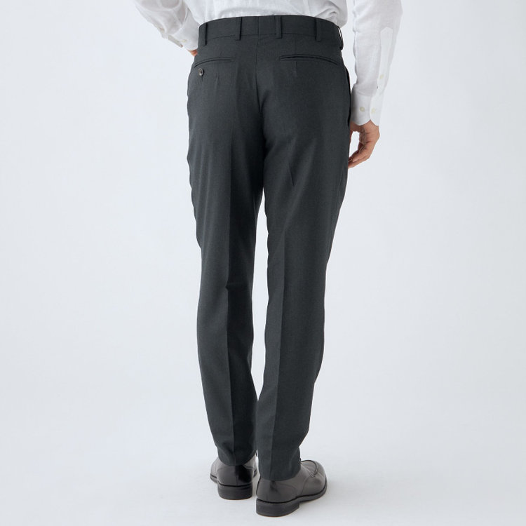 シルバーライン 【発送在庫あり】【CLASSICO TAPERED】【秋冬】2釦シングルスーツ 1タック/グリーン/Ermenegildo Zegna LOOP woven in italy/※裾上げ必要 緑濃色