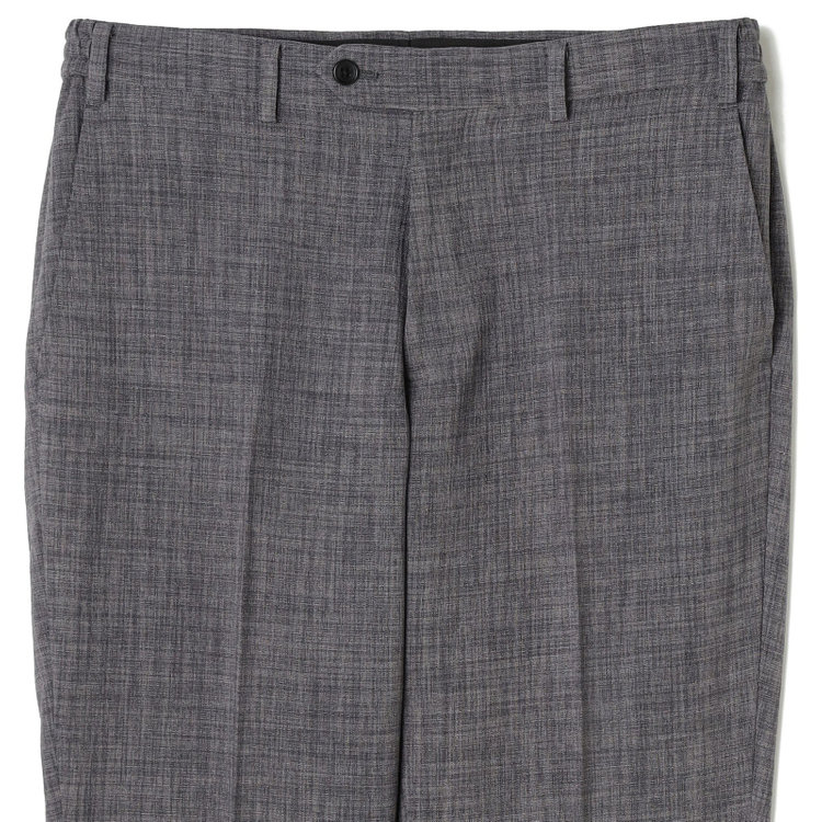 ブラックライン 【SLIM TAPERED_2】【春夏】2釦シングルスーツ 0タック/グレー/ウエストシャーリング/4S SUSTAINABILITY&ECOLOGY FABRIC/※パンツ裾上げ済仕様 グレー中間