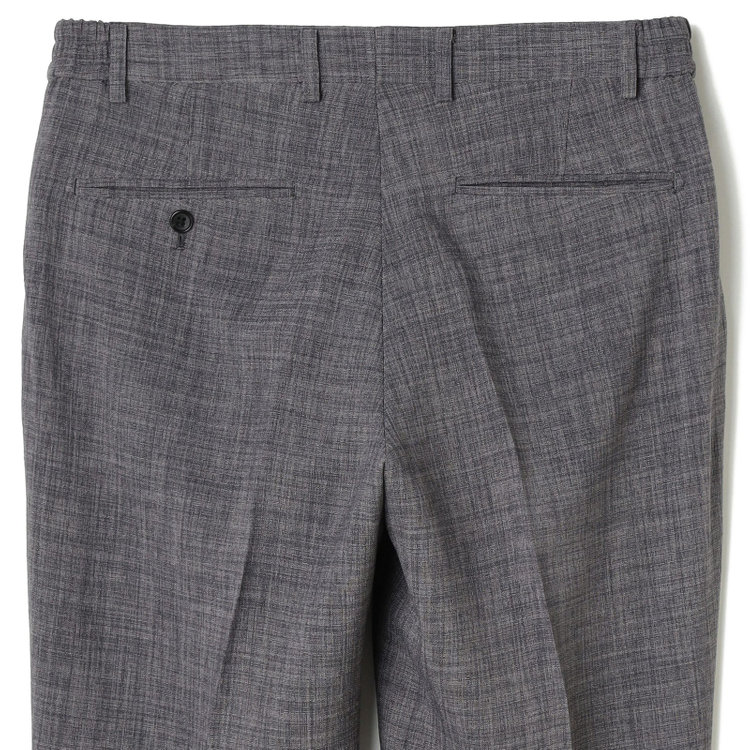 ブラックライン 【SLIM TAPERED_2】【春夏】2釦シングルスーツ 0タック/グレー/ウエストシャーリング/4S SUSTAINABILITY&ECOLOGY FABRIC/※パンツ裾上げ済仕様 グレー中間