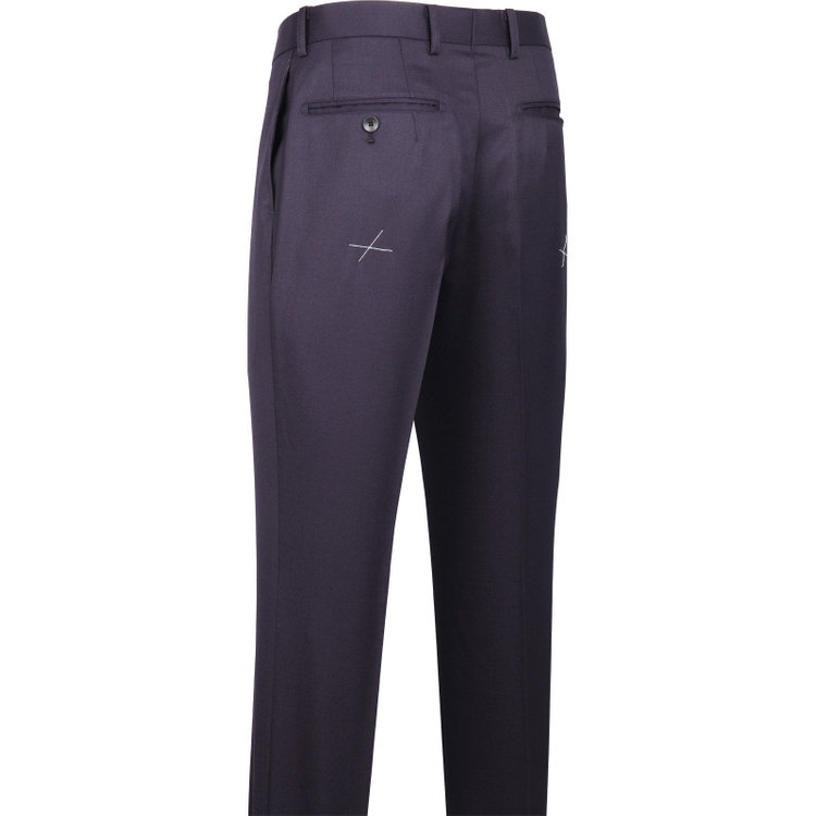 スーツセレクト 【発送在庫あり】【CLASSICO TAPERED】【年間】2釦シングルスーツ 1タック/ネイビー×ソリッド/NEW ZEALAND WOOL ネイビー系(紺)