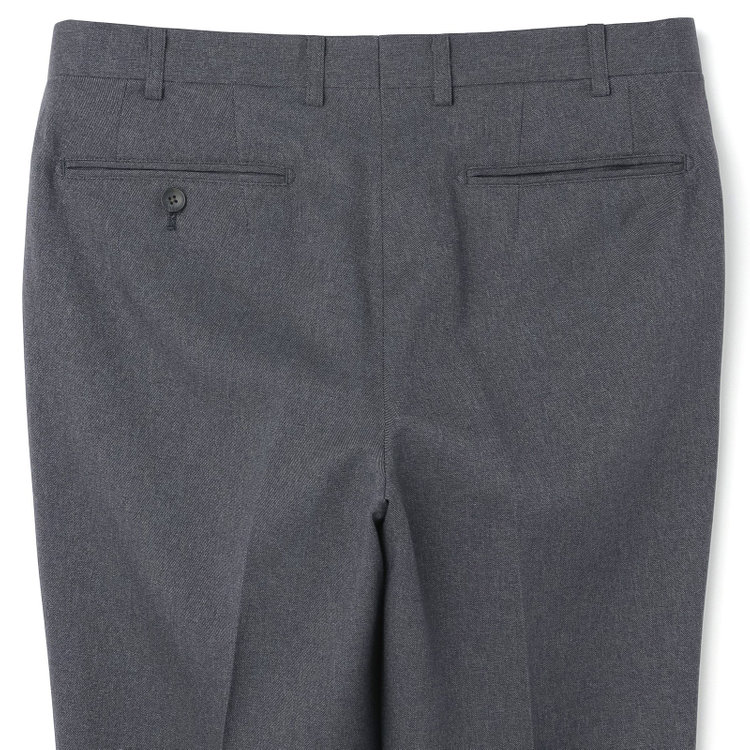 シルバーライン 【CLASSICO TAPERED】【秋冬】コーディネートパンツ付き/2釦シングルスーツ 1タック/ネイビー×グレンチェック+グレーソリッドパンツ/ウエストムーブ/4S SUSTAINABILITY&ECOLOGY FABRIC/※パンツ裾上げ済仕様 紺濃色