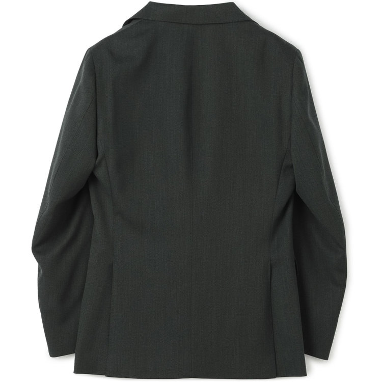 シルバーライン 【発送在庫あり】【CLASSICO TAPERED】【秋冬】3釦段返りシングルスーツ 2タック/グリーン/NEW ZEALAND WOOL MIX/※裾上げ必要 緑中間