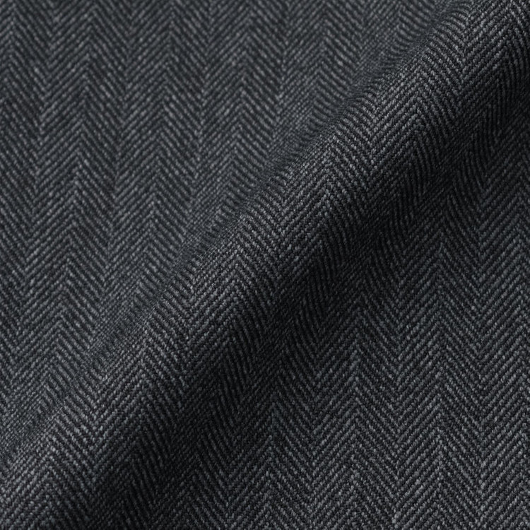 ブラックライン 【SLIM TAPERED_2】【秋冬】2釦シングルスリーピーススーツ 0タック/グレー×シャドーストライプ/ウエストシャーリング/4S SUSTAINABILITY&ECOLOGY FABRIC/※パンツ裾上げ済仕様 グレー中間