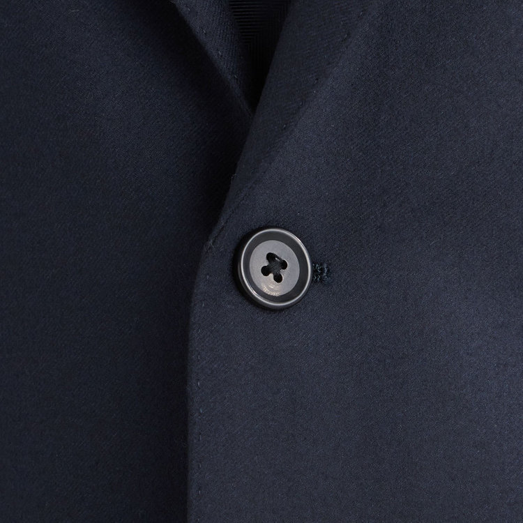シルバーライン 【CLASSICO TAPERED】【秋冬】3釦段返りジャケット/ネイビー/パッチポケット/NEW ZEALAND WOOL SUPER170'S 紺中間