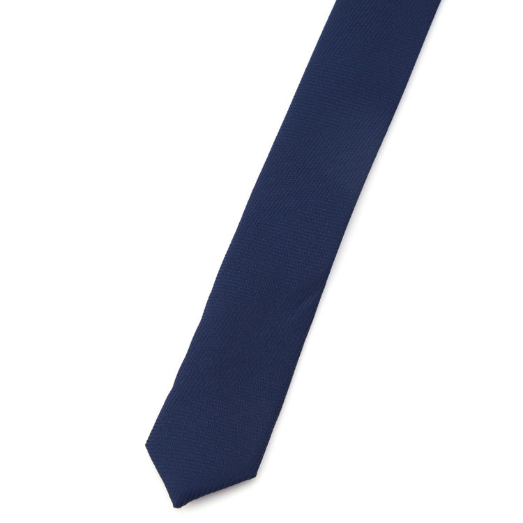 ブラックライン 【BLACK LINE】ポリエステルシャドーストライプネクタイ 7.5cm幅/ネイビー/ウォッシャブル その他