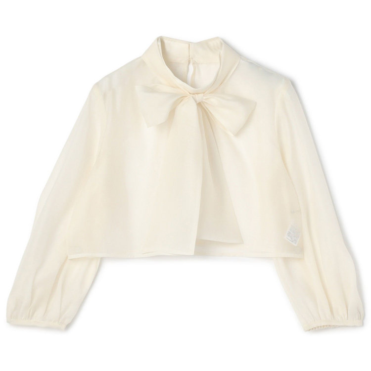 サマンサ 【SUIT SELECT×Samantha Thavasa】【長袖】ボウタイブラウス/オフホワイト オフホワイト