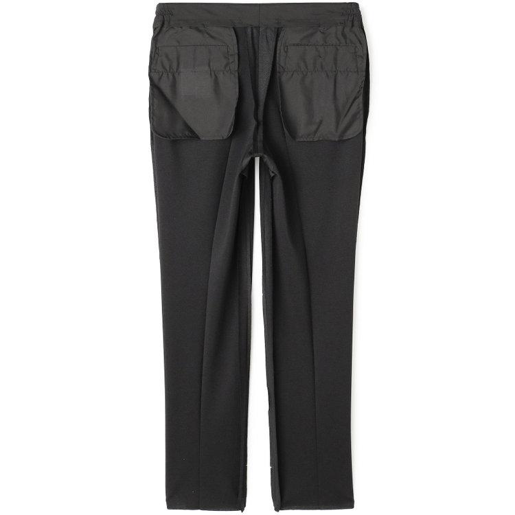 シルバーライン 【CLASSICO TAPERED】【春夏】1タックテーパードパンツ/ブラック/ウエストシャーリング仕様/4S SUSTAINABILITY&ECOLOGY FABRIC/※裾直し必要 黒