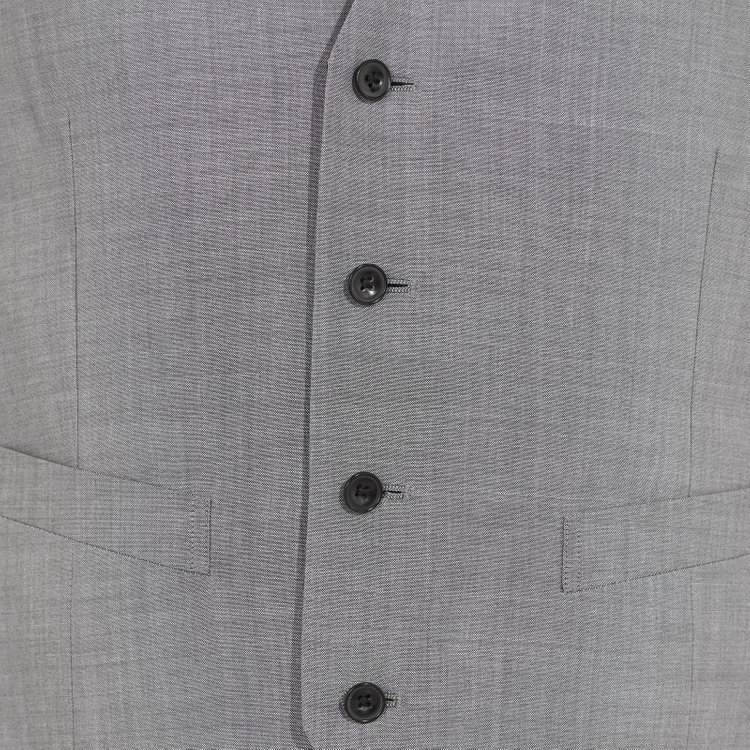 ブラックライン 【BLACK LINE】【年間】リバーシブルジレ(ベスト)/ブラック×ソリッド＆グレー×ソリッド グレー中間