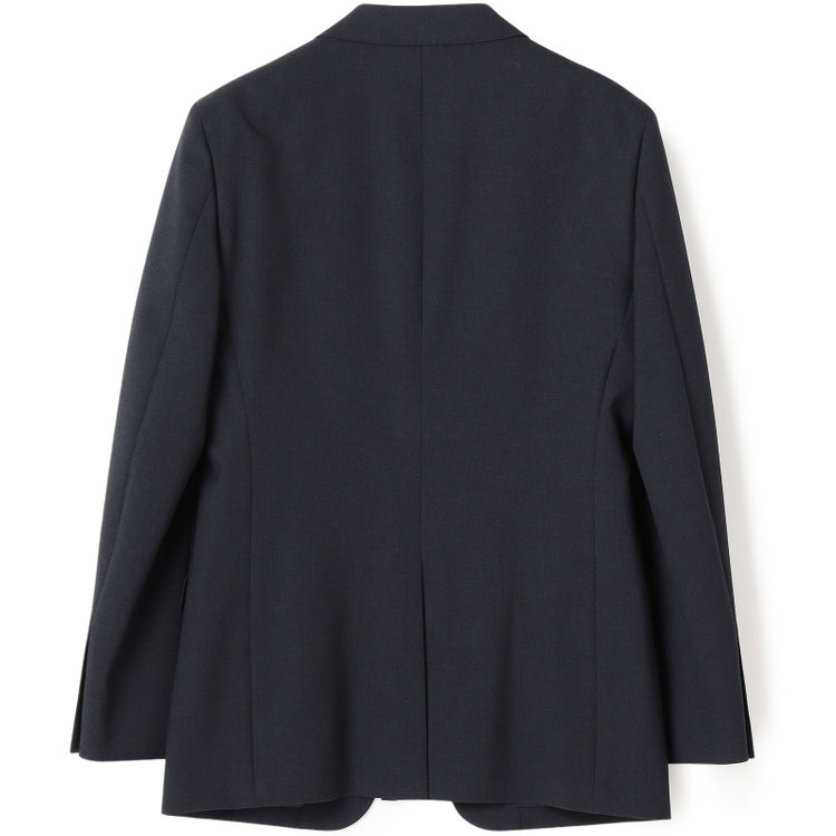 ブラックライン 【SLIM TAPERED_2】【年間】スペアパンツ付き/2釦シングルスーツ 0タック/ネイビー/ウエストシャーリング/4S SUSTAINABILITY/※パンツ裾上げ済仕様 紺濃色