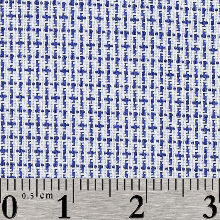 スーツセレクト 【国内縫製】【パターンオーダー】【形態安定】ワイシャツ/ブルー×ドビー(COTTON100%) ブルー系(青)