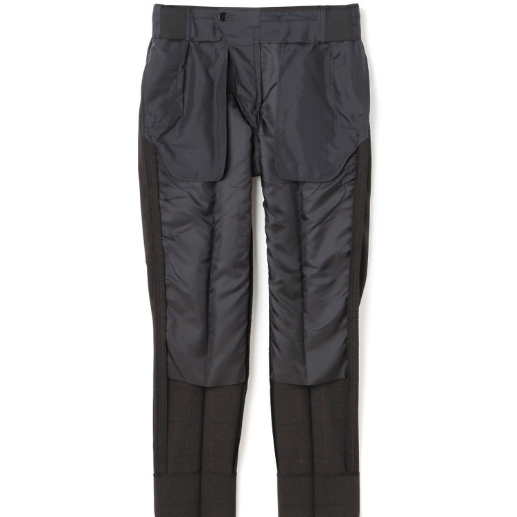 シルバーライン 【CLASSICO TAPERED】【春夏】2釦シングルスリーピーススーツ 1タック/ブラウン×ウィンドペン/ウエストムーブ/4S SUSTAINABILITY&ECOLOGY FABRIC/※パンツ裾上げ済仕様 茶濃色