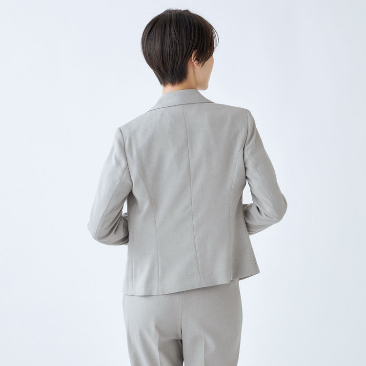 シルバーライン 【SL】【年間】1釦ジャケット/グレー/ウォッシャブル グレー中間