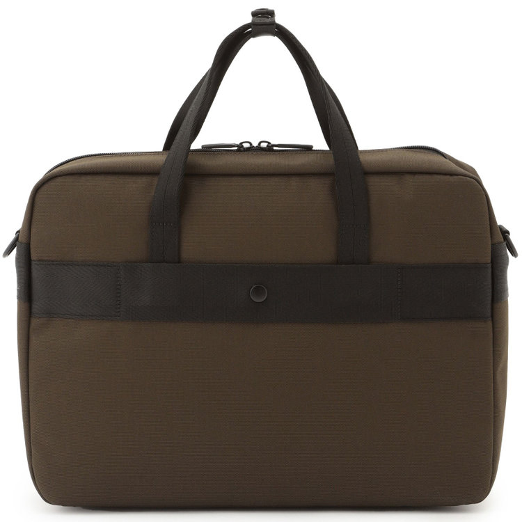 シルバーライン ブリーフケース/ブラウン/CORDURAショルダーストラップ付き 茶中間