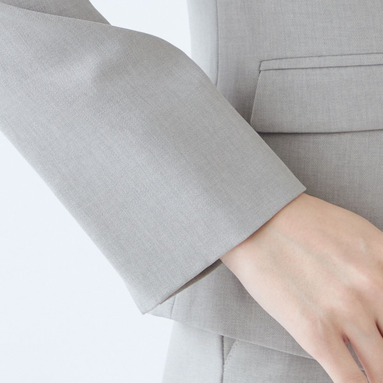 シルバーライン 【SL】【年間】1釦ジャケット/グレー/ウォッシャブル グレー中間