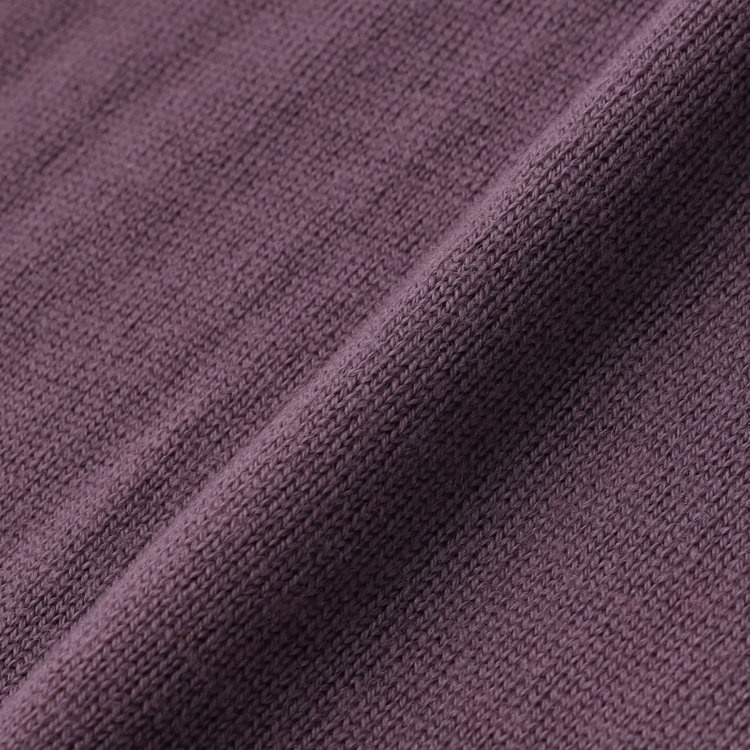 スーツセレクト 【RBC】【秋冬】ウール100%モックネックニットセーター/ライトパープル/ZEGNA BARUFFA/マシンウォッシャブル 紫淡色