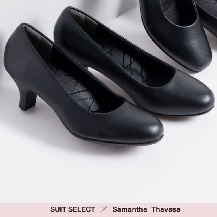 【SUIT SELECT×Samantha Thavasa】究極のパンプス/ブラック/5.0㎝ヒール