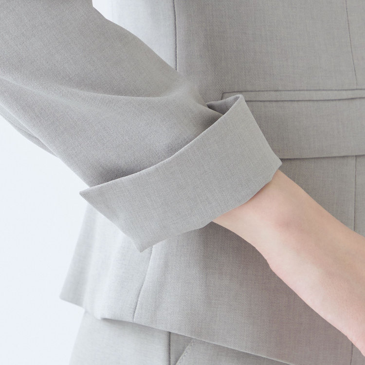 シルバーライン 【SL】【年間】1釦ジャケット/グレー/ウォッシャブル グレー中間