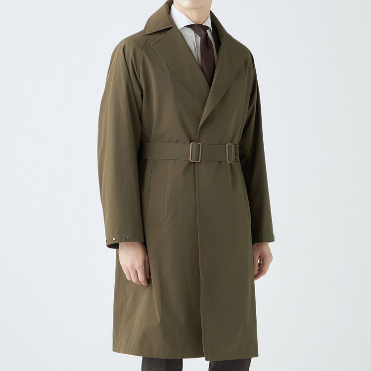 ブラックライン 【SL】2WAYストレッチタイロッケンコート/オリーブブランチ/WATERPROOF/パッカブル仕様 グリーン系(緑)