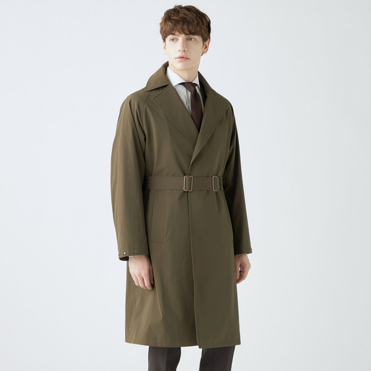 ブラックライン 【SL】2WAYストレッチタイロッケンコート/オリーブブランチ/WATERPROOF/パッカブル仕様 グリーン系(緑)