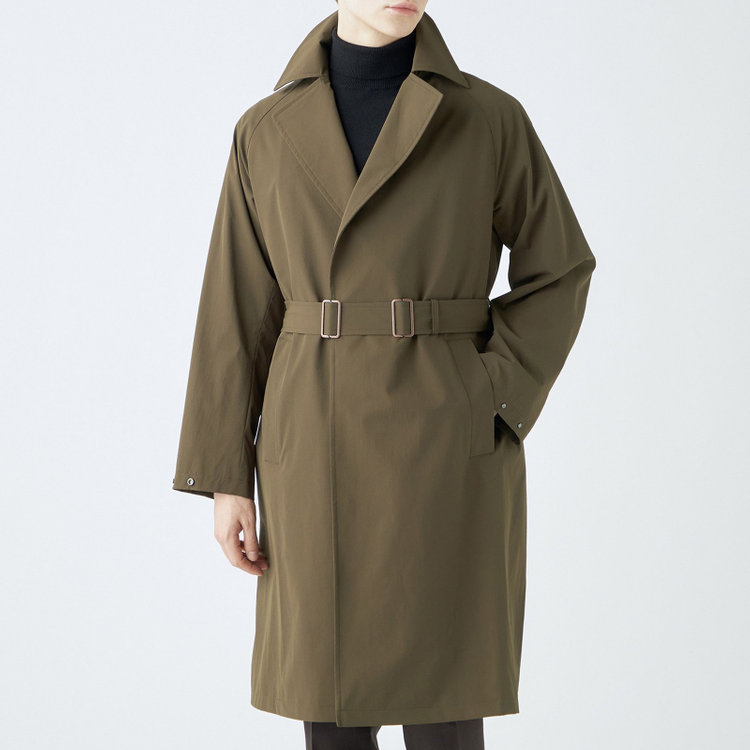 ブラックライン 【SL】2WAYストレッチタイロッケンコート/オリーブブランチ/WATERPROOF/パッカブル仕様 グリーン系(緑)