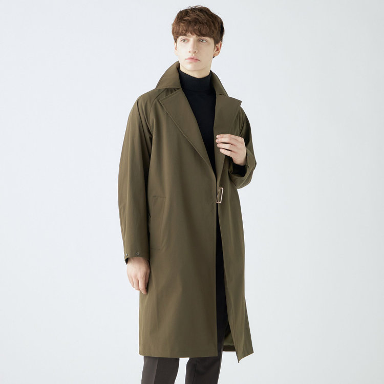 ブラックライン 【SL】2WAYストレッチタイロッケンコート/オリーブブランチ/WATERPROOF/パッカブル仕様 グリーン系(緑)