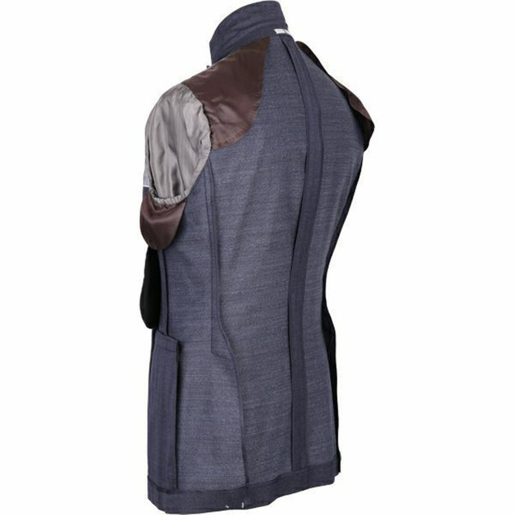 スーツセレクト 【WEB限定/OUTLET】【CLASSICO TAPERED】【年間】2釦シングルスリーピーススーツ 2タック/ネイビー×/サイドAJ ネイビー系(紺)