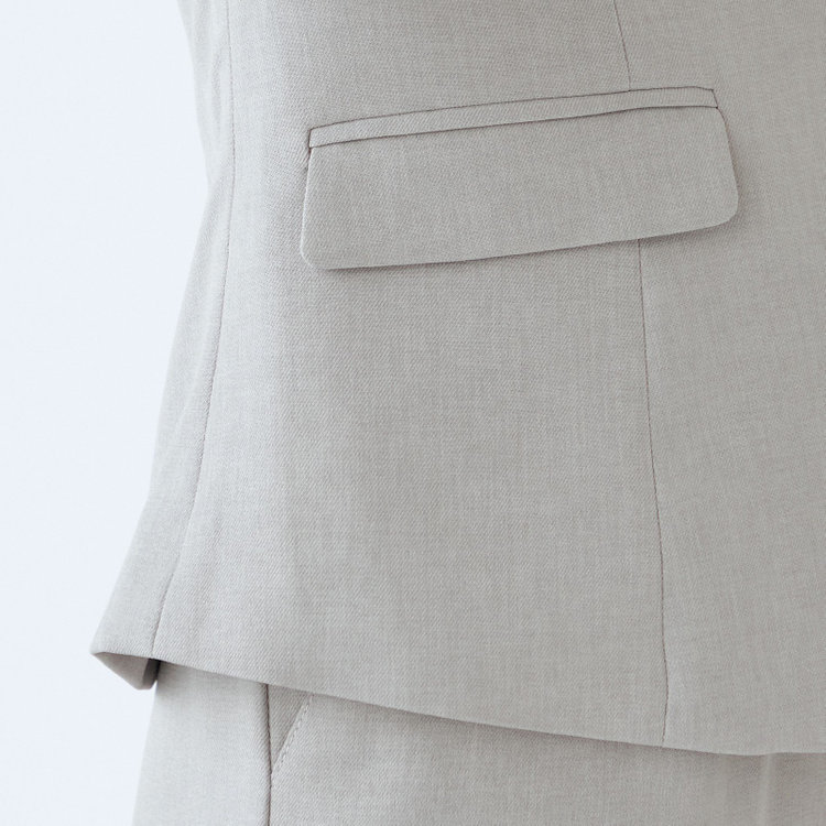 シルバーライン 【SL】【年間】1釦ジャケット/グレー/ウォッシャブル グレー中間