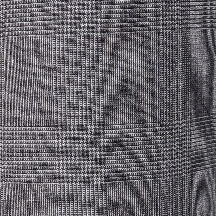 スーツセレクト 【WEB限定/OUTLET】【CLASSICO TAPERED】【春夏】3釦段返りシングルスーツ 2タック/グレー×プレイド/パッチポケット＆サイドAJ/NEW ZEALAND WOOL MIX グレー系(灰)