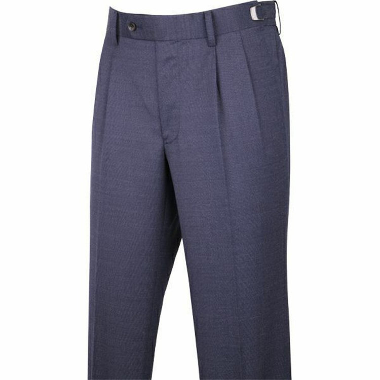 スーツセレクト 【WEB限定/OUTLET】【CLASSICO TAPERED】【年間】2釦シングルスリーピーススーツ 2タック/ネイビー×/サイドAJ ネイビー系(紺)