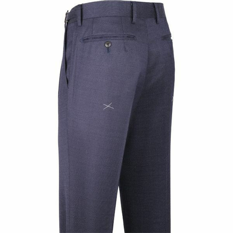 スーツセレクト 【WEB限定/OUTLET】【CLASSICO TAPERED】【年間】2釦シングルスリーピーススーツ 2タック/ネイビー×/サイドAJ ネイビー系(紺)