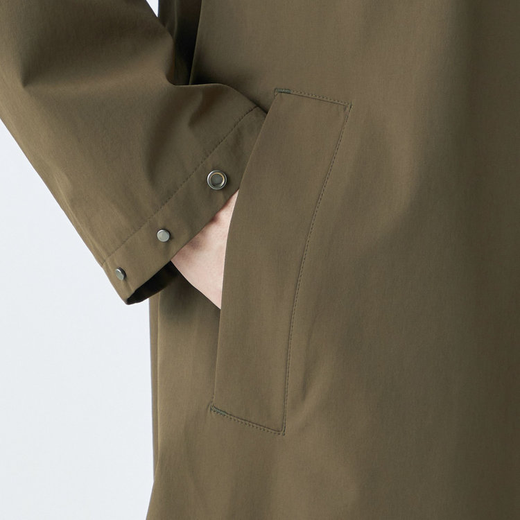 ブラックライン 【SL】2WAYストレッチタイロッケンコート/オリーブブランチ/WATERPROOF/パッカブル仕様 グリーン系(緑)