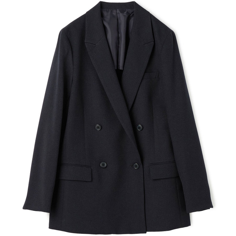 シルバーライン 【SL】【秋冬】4釦1掛けダブルジャケット/ネイビー/2WAYストレッチ/ウォッシャブル 紺中間