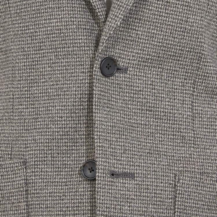 シルバーライン 【5DAYS CLOSET】【RBC】【秋冬】2釦ジャケット/カーキ×チェック/パッチポケット 黄淡色