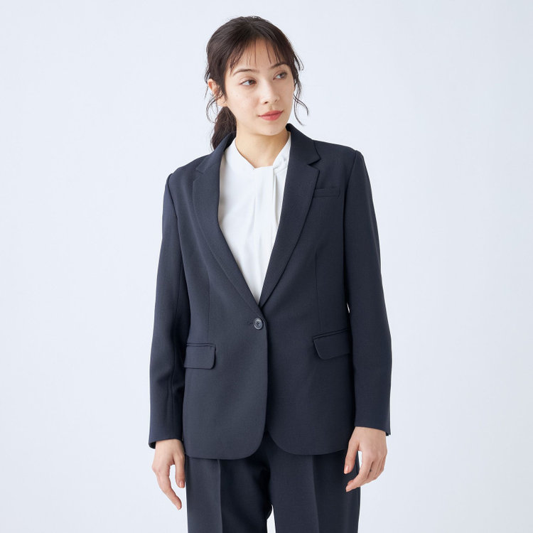 シルバーライン 【SL】【年間】1釦ジャケット/ネイビー 紺中間