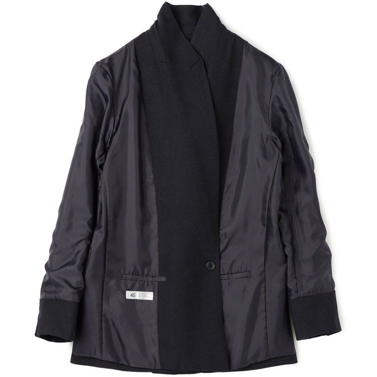 シルバーライン 【SL】【秋冬】4釦1掛けダブルジャケット/ネイビー/2WAYストレッチ/ウォッシャブル 紺中間